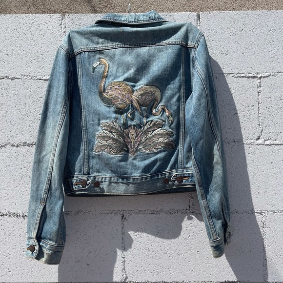 Urban Outfitters Jackets & Blazers - UO Embroidered Jean Jacket